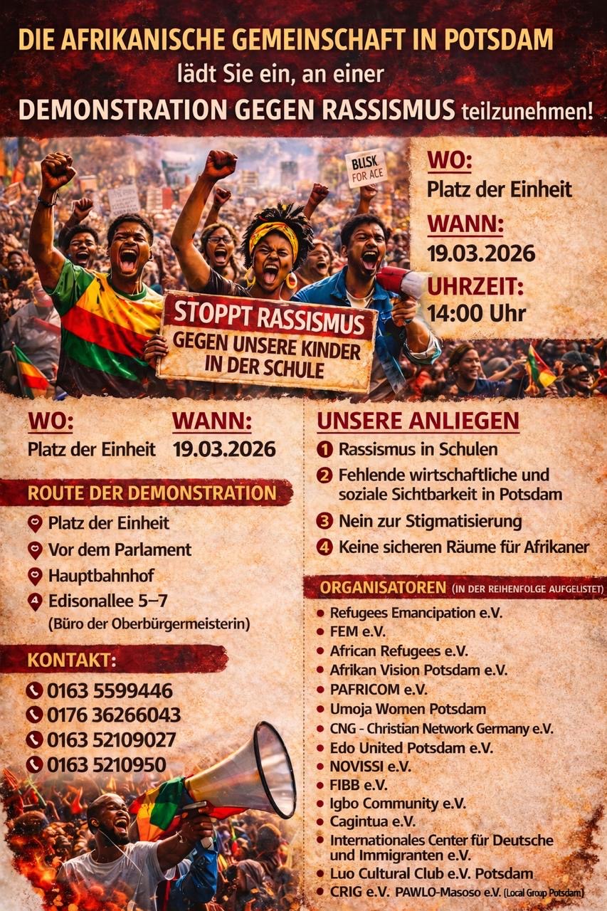 Demonstration in Potsdam